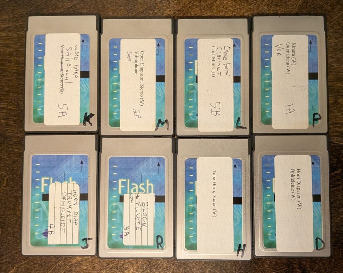 ONE 8MB PRETEC Linear Memory Flash PCMCIA Card FAD008-P for Alesis QSR