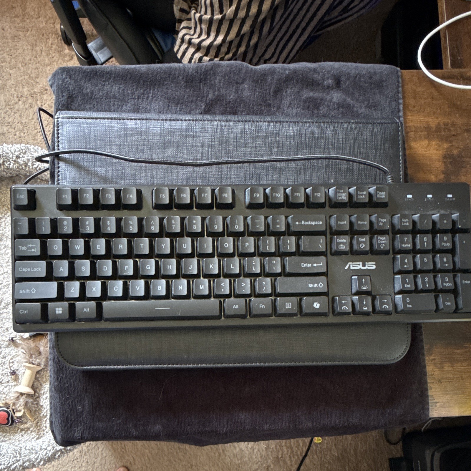 ASUS K710 Wired USB Standard Keyboard Black Multimedia English QWERTY