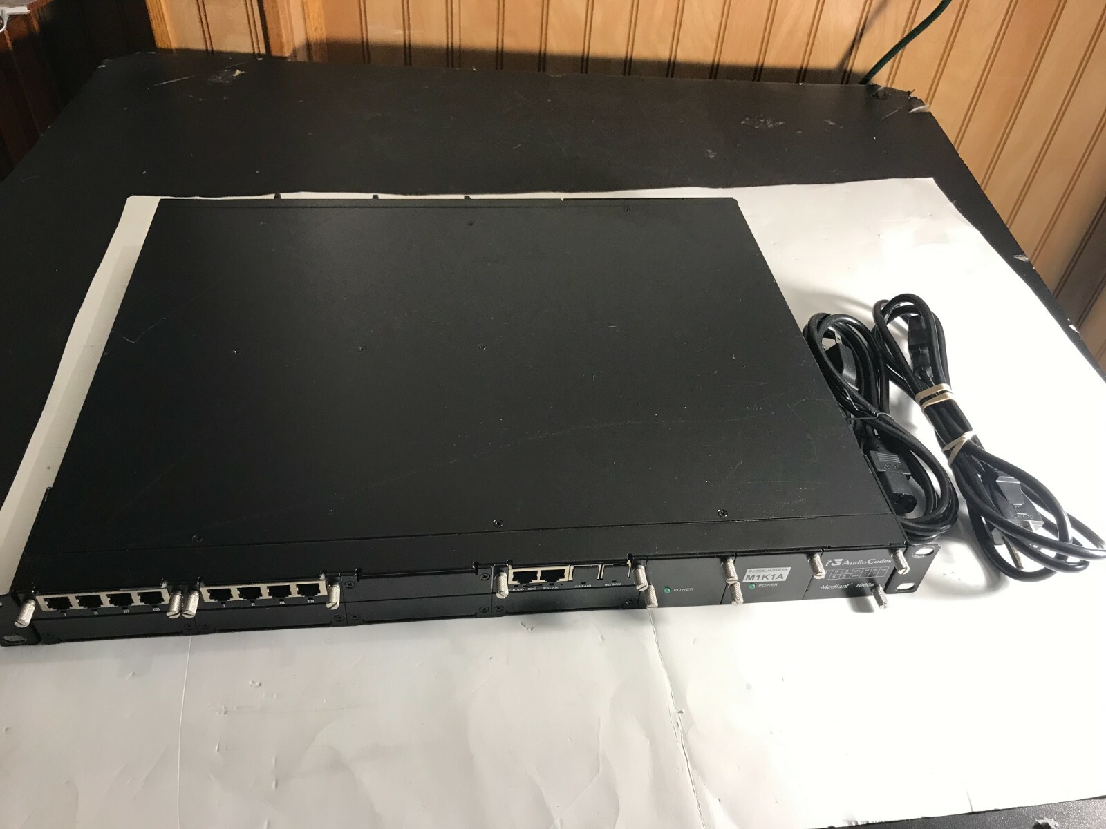 AudioCodes Mediant 1000B with 3 Active/Stanby pairs of interfaces  M1K1A