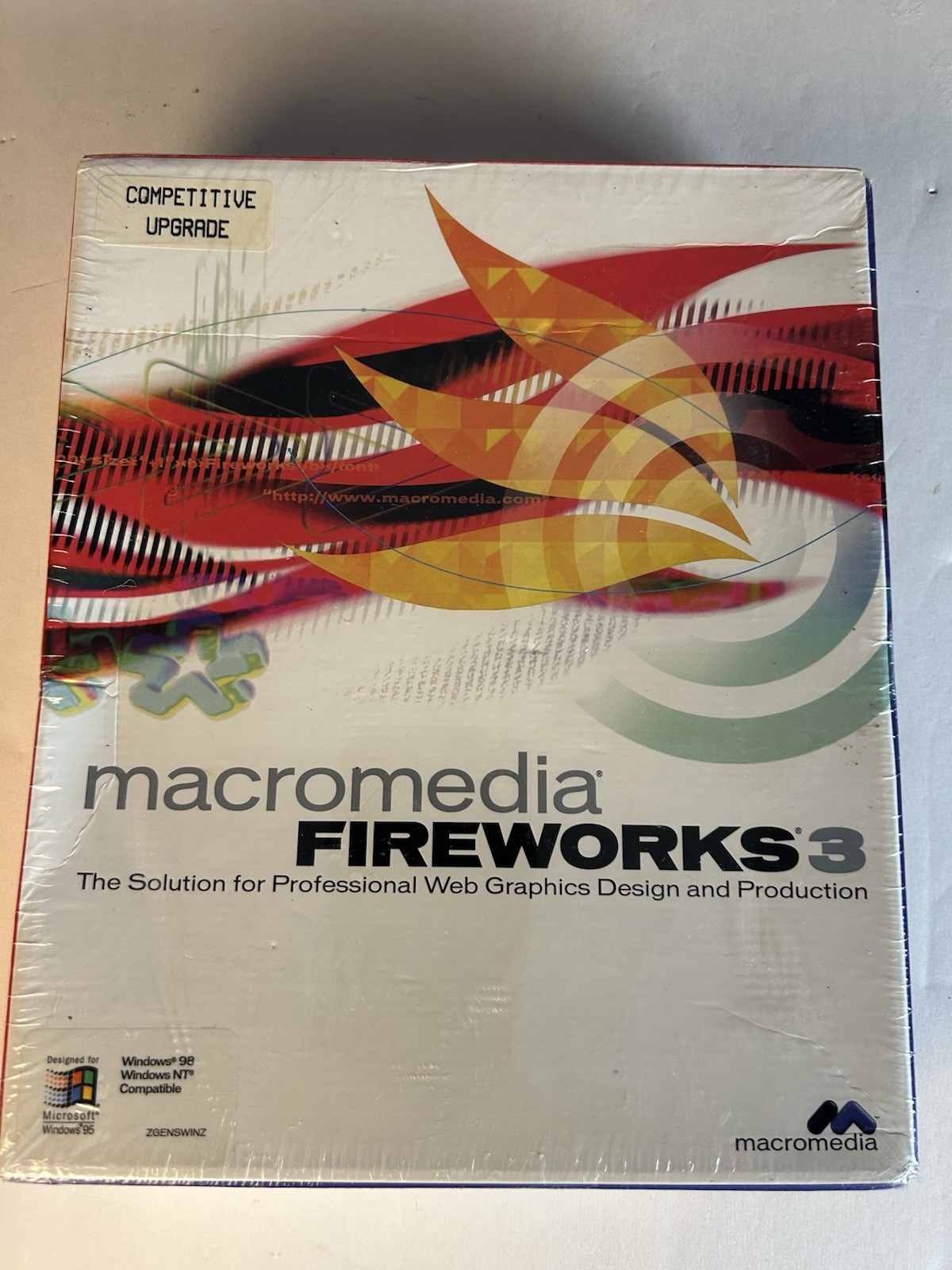 Macromedia Fireworks 3 Windows Web Graphics Design and Production New Sealed