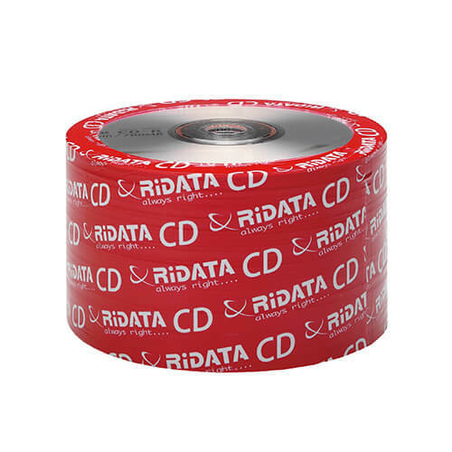 RIDATA Blank 52X CDR CD-R Logo Branded 700MB Recordable Disc LOT = 50 TO 6000