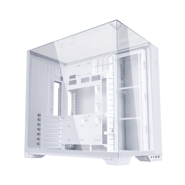 Lian Li O11Vision Compact O11VPW White Steel Tempered Glass Atx Mid Tower Case