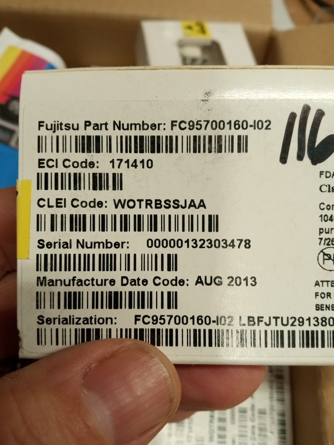 Fujitsu FC95700160-i02 SFP OC3/12/48 Flashwave 7500. WOTRBSSJAA. New.