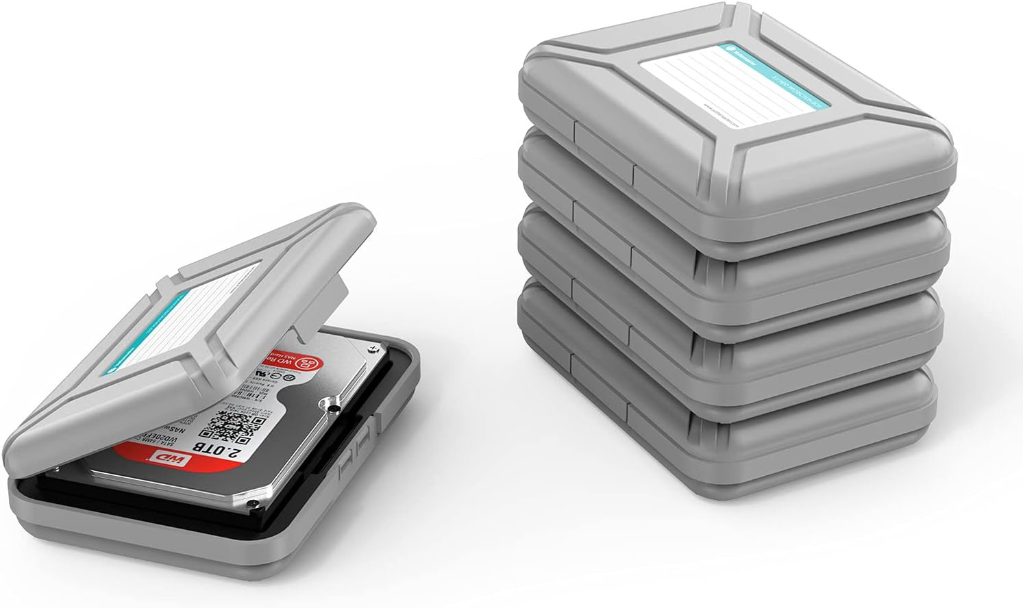 3.5 Inch External Hard Drive Portable HDD, Storage Holder