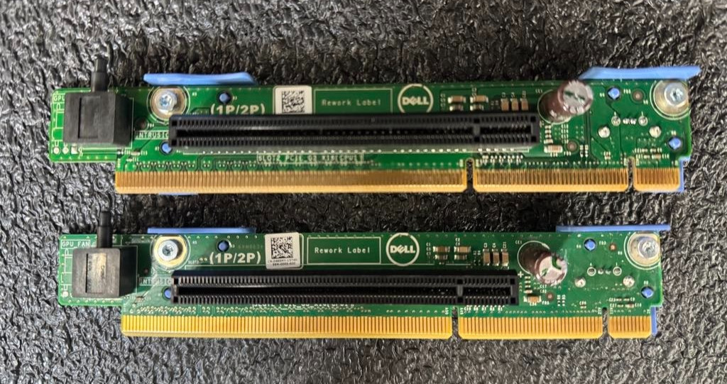 Lot of 2 Dell 488MY PowerEdge R320 R420 ServerPCI-Express x16 Slot USB RiserCard