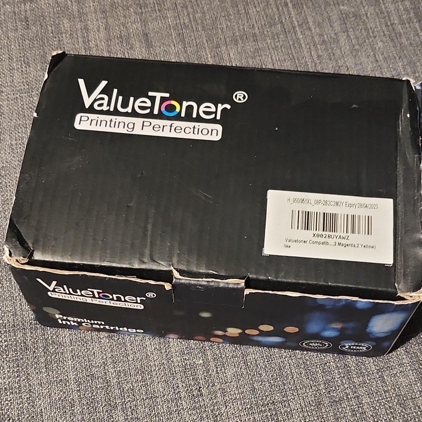 ValueToner Compatible Cartridge Multi-Pack for HP 950XL 951XL Black Cyan Magent…