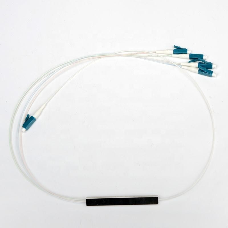 0.9mm Mini Steel Tube FTTH LC UPC Fiber Optic Splitter Box x4 1x8 1x16 Splitter