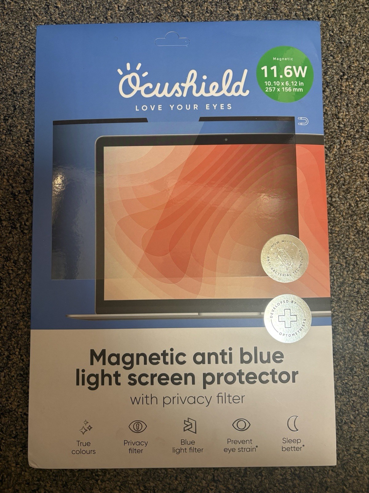 Ocushield Anti Blue Light Screen Protector For Laptop