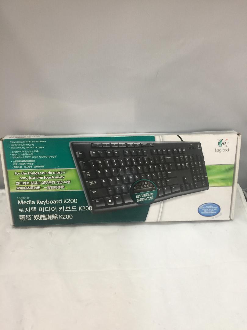 Logitech K200 Media Keyboard (ENGLISH/CHINESE) (IL/RT6-9193-920-002690-NOB)