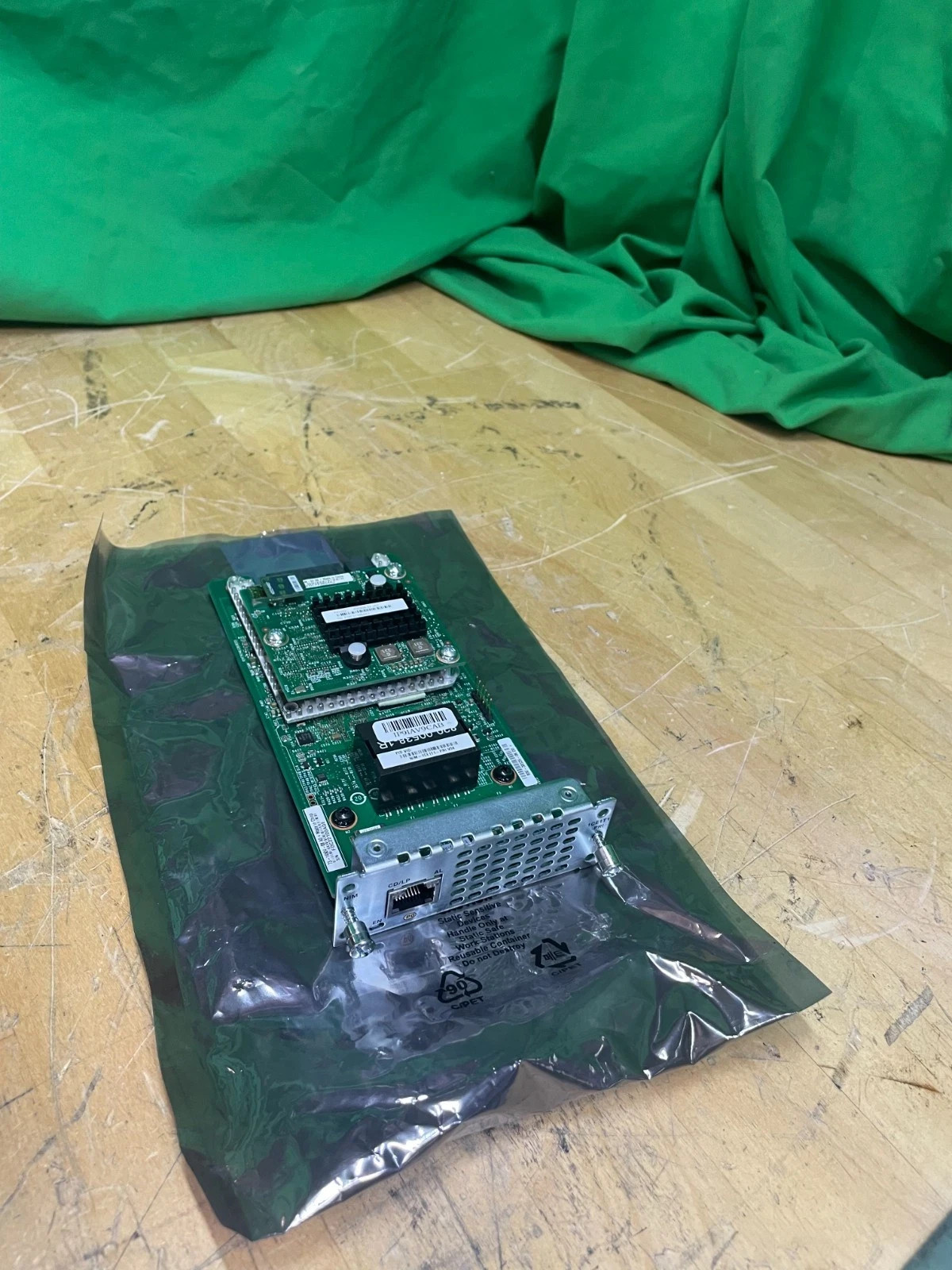 CISCO NIM-1CE1T1-PRI 1-Port Multi-flex Trunk Voice Module W/ PVDM4-32 V02 Module
