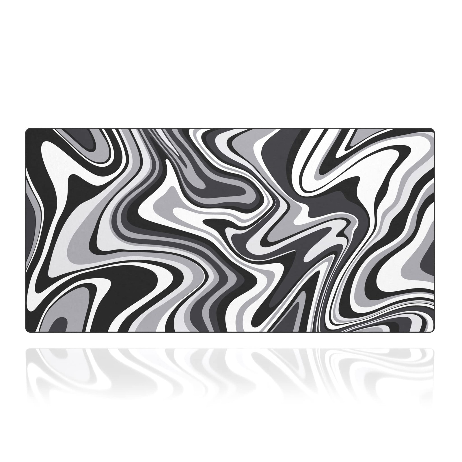 Gamer Boss - Gaming Mouse Pad - 48 x 24 Inches - 4mm Thick 48" x 24", Swirl 