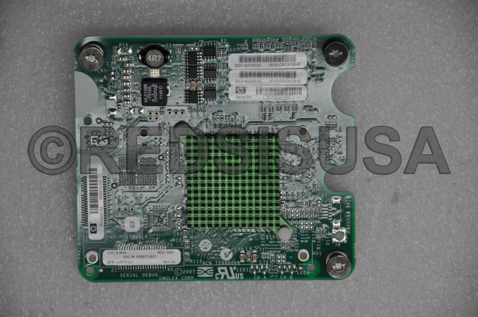 HP Emulex Dual Port High-Performance Host Bus Adapter for ProLiant 456978-001