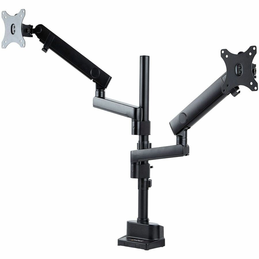 StarTech Desk Mount Dual Monitor Arm, Height Adjustable Monitor Mount for 2x