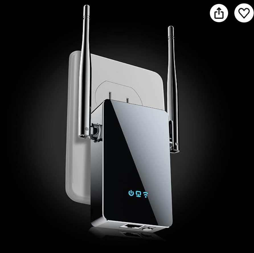 2026 WiFi Extender Signal Booster, New Gen Internet Booster for Home, 4X