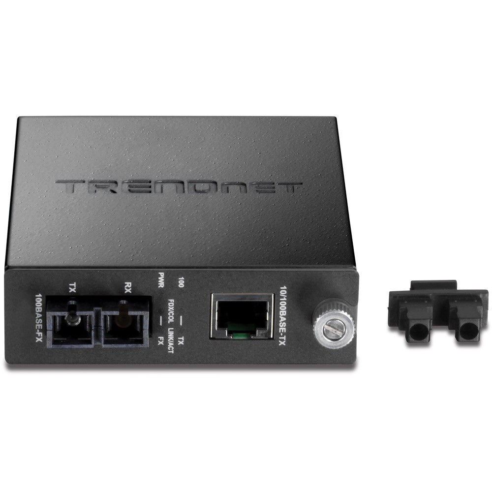 TRENDnet 100Base-TX to 100Base-FX Single Mode SC Fiber Media Converter (15 Km)