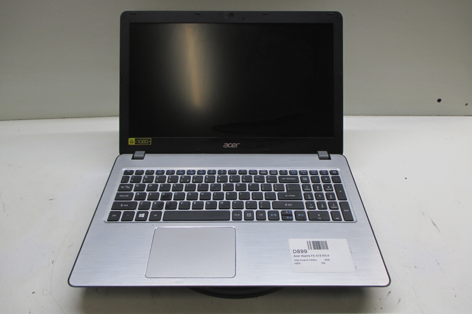Acer Aspire F5-573 55LV Intel Core i5-7200u 2.5GHz 8GB NO HDD No Batt READ