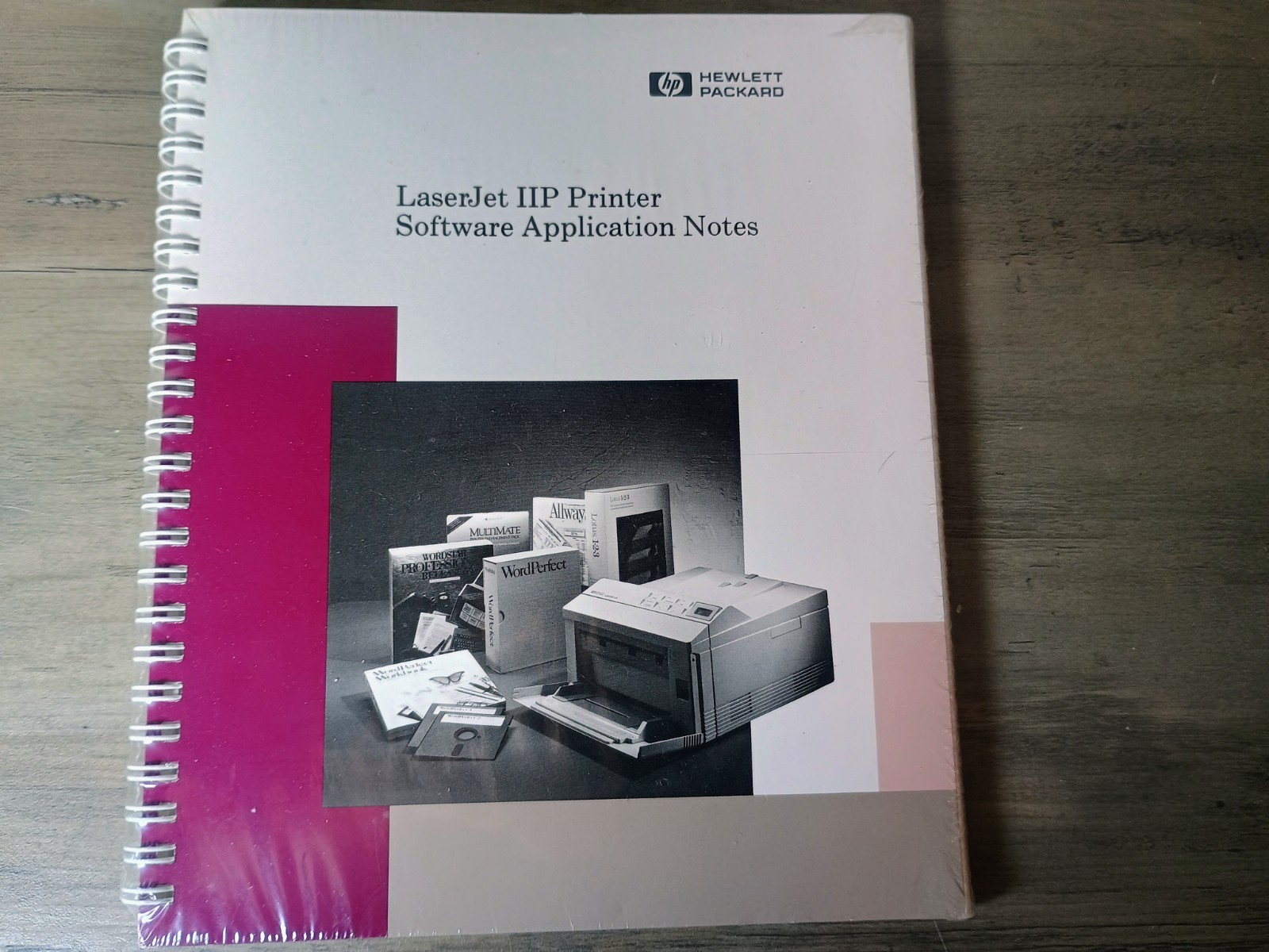 Vintage HP LaserJet IIP Software Application Notes Sealed 1989 (33471-90922)