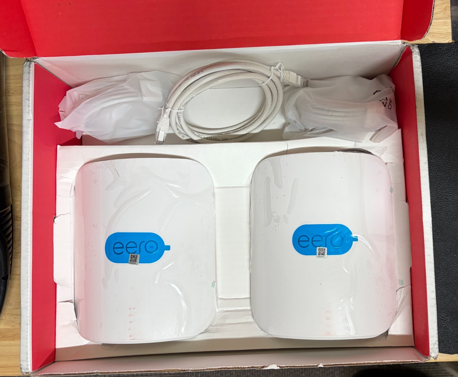 BRAND NEW Pair of eero PRO 7  Mesh 10 GbE Wi-Fi  Routers Original Box