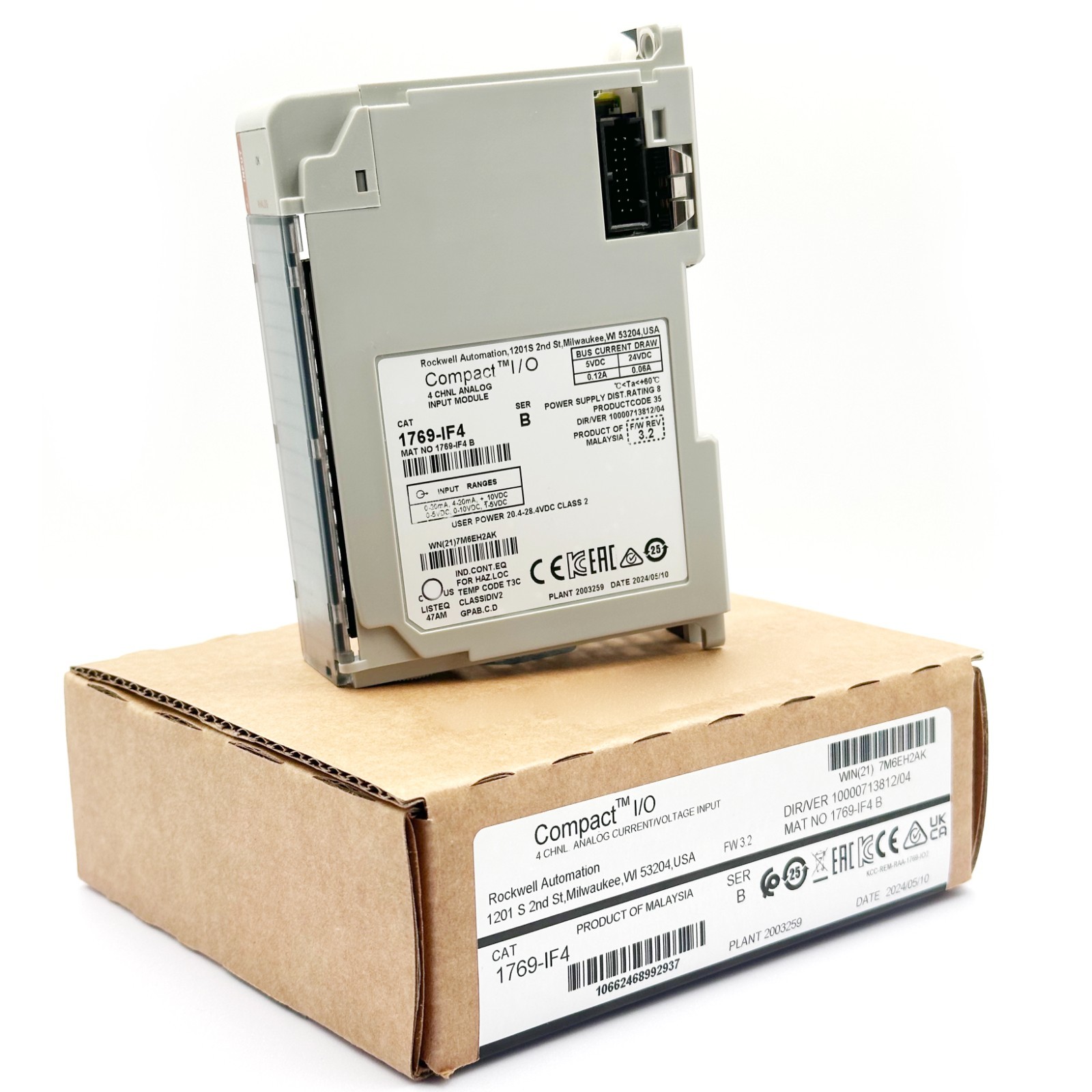 NEW AB 1769-IF4 1769IF4 CompactLogix 4-Ch Input Module Spot Goods Fast shipping