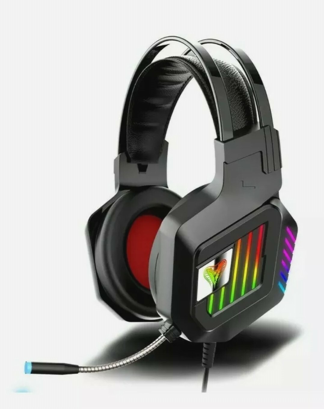 Pro Stereo Gaming Headset with Mic for PC XBOX PS4/5 RGB Wired 3.5mm Interface