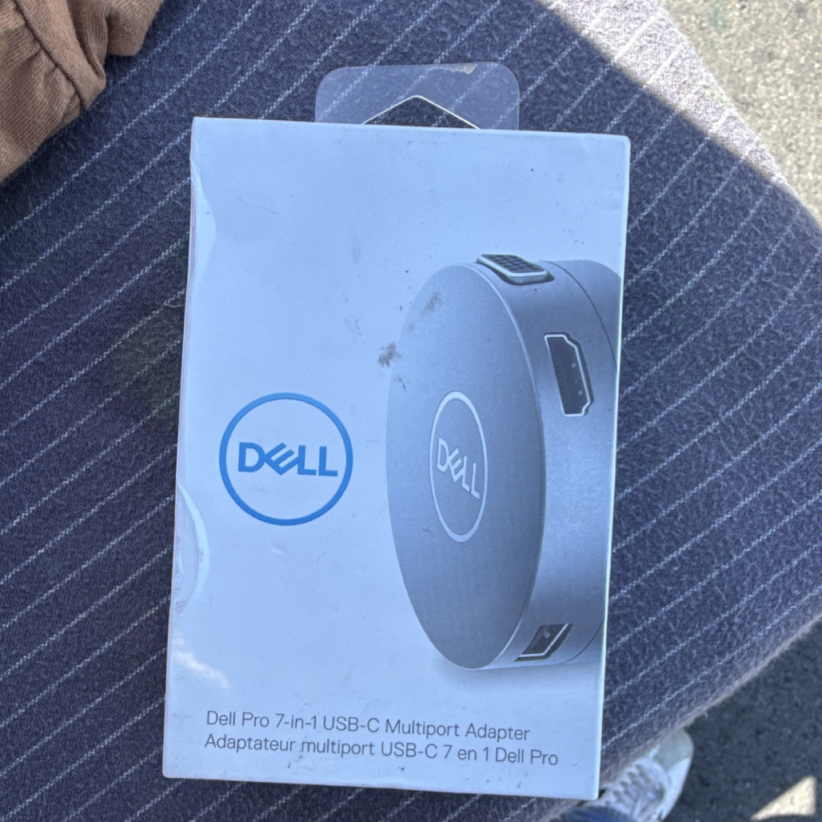 Dell Pro 7-in-1 USB-C Multiport Portable Adapter Silver HDMI VGA USB