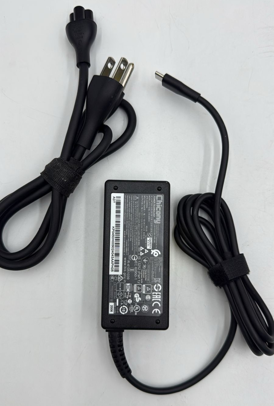 Original Chicony 45W USB-C AC Power Adapter Charger Chromebook A16-045N1A