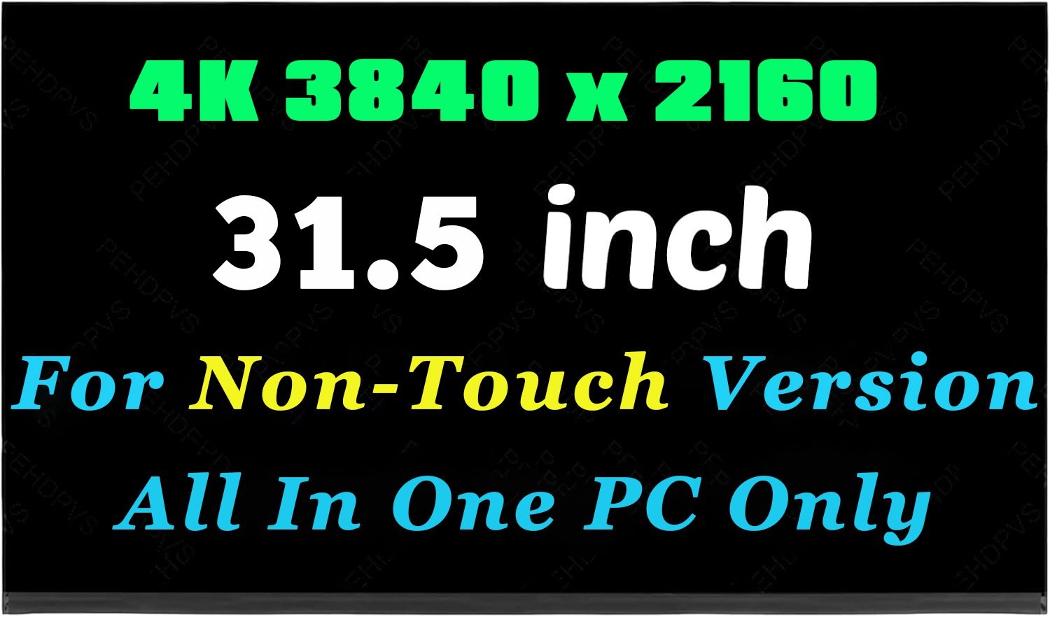 P08182-008 4K UHD 31.5 LCD Screen Display for HP OMNISTUDIO X 32-C1010 32-C1075T