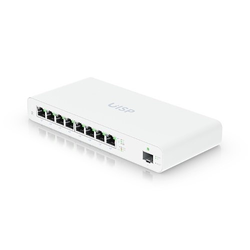 Ubiquiti UISP-R 8-Port UISP Router, Gigabit PoE MicroPoP - Sealed