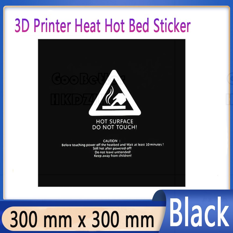 3D Printer Heat Hot Bed Sticker Flexible Platform Build Plate Tape 300mm x 300mm