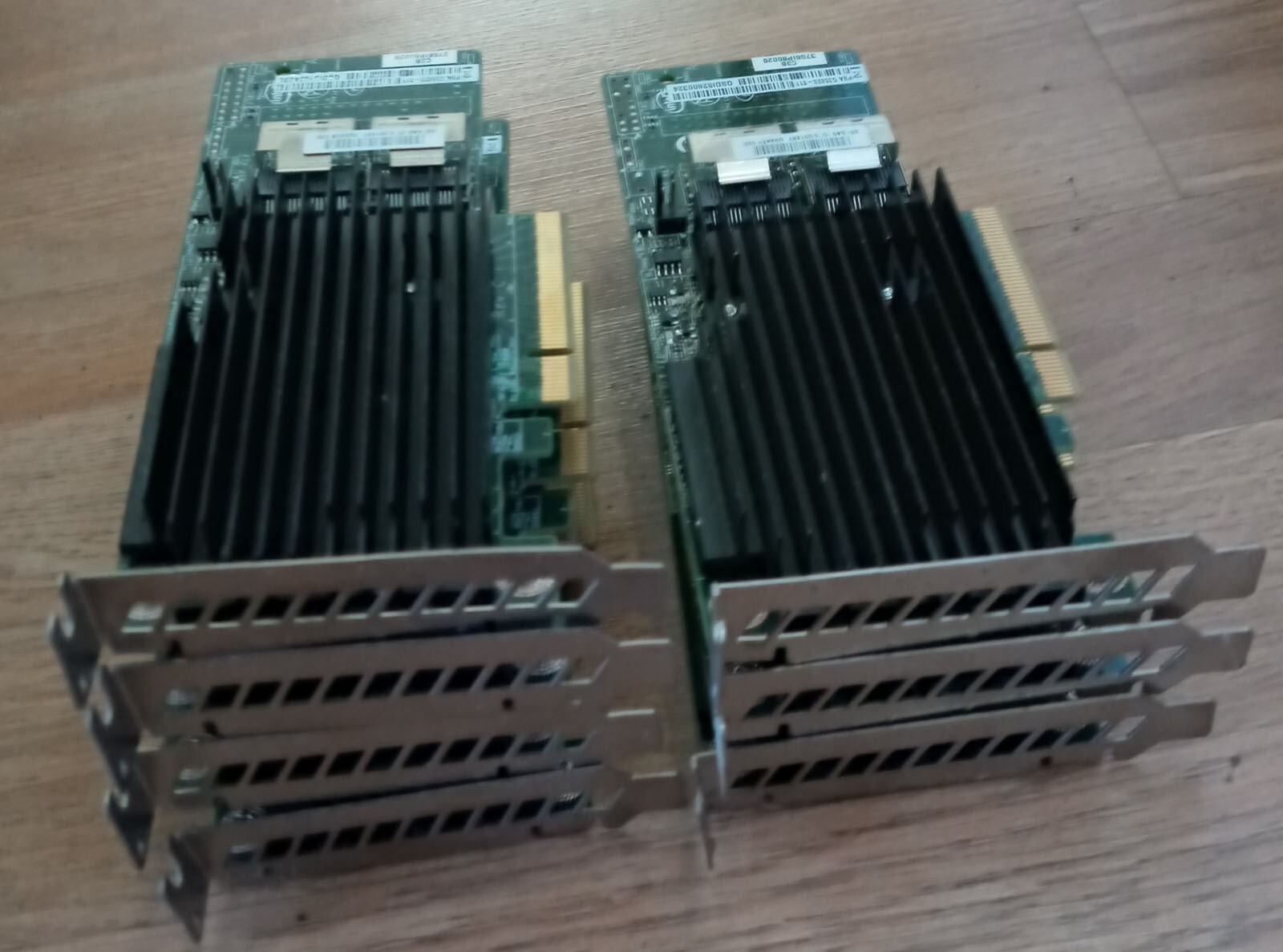 Lot of 7 Intel RMS25KB080 6Gb/s SAS SATA 8-Port PCIe Raid Controller  G35828-311
