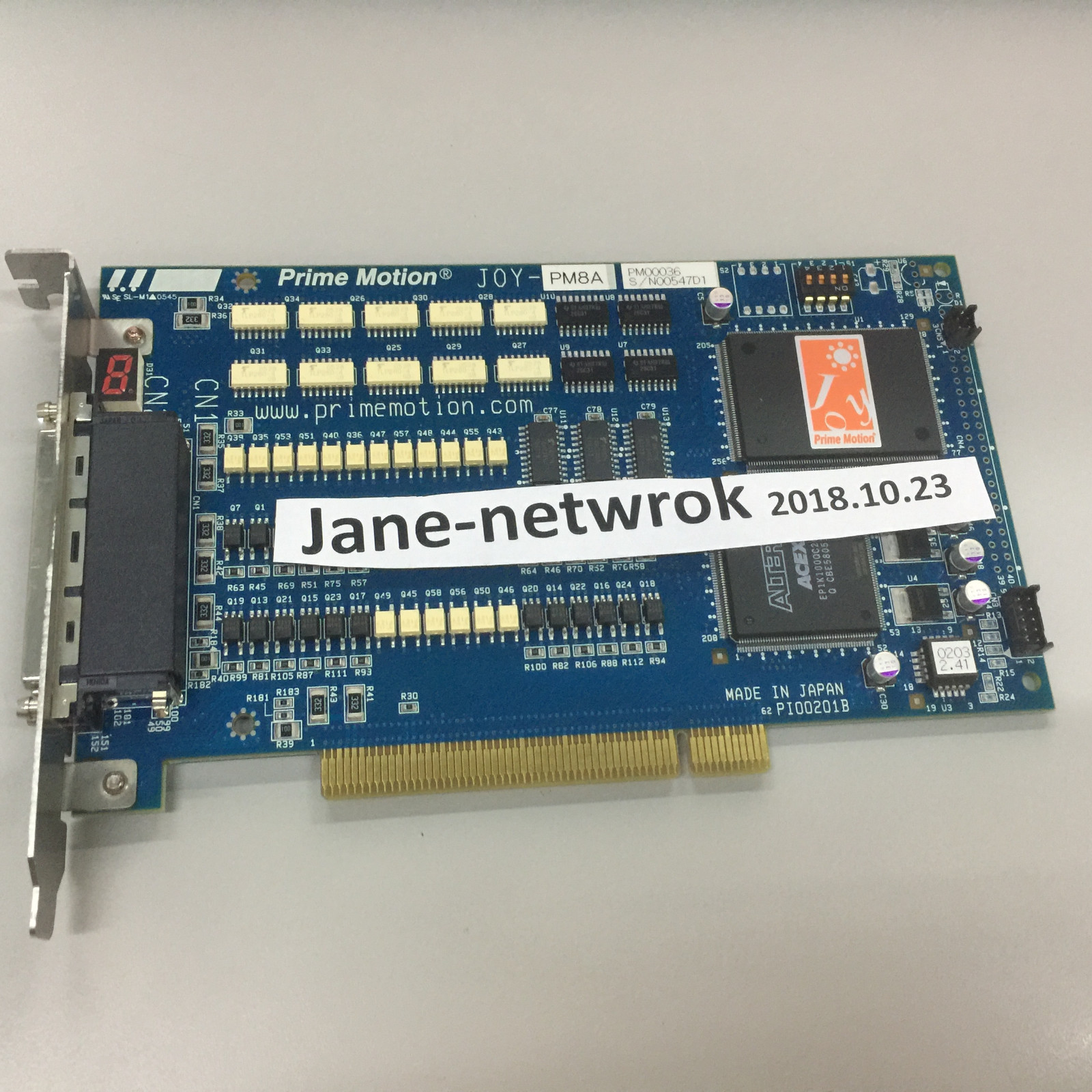 1PC 100% test JOY-PM8A PM00036 Fast Shipping By FedEx or DHL