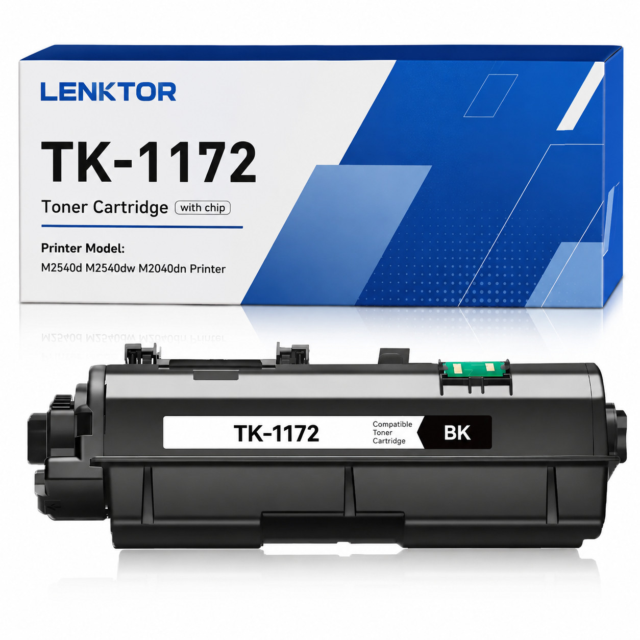 TK1172 1PK BK With Chip Compatible Toner Cartridge for M2040dn M2540dw M2640idw