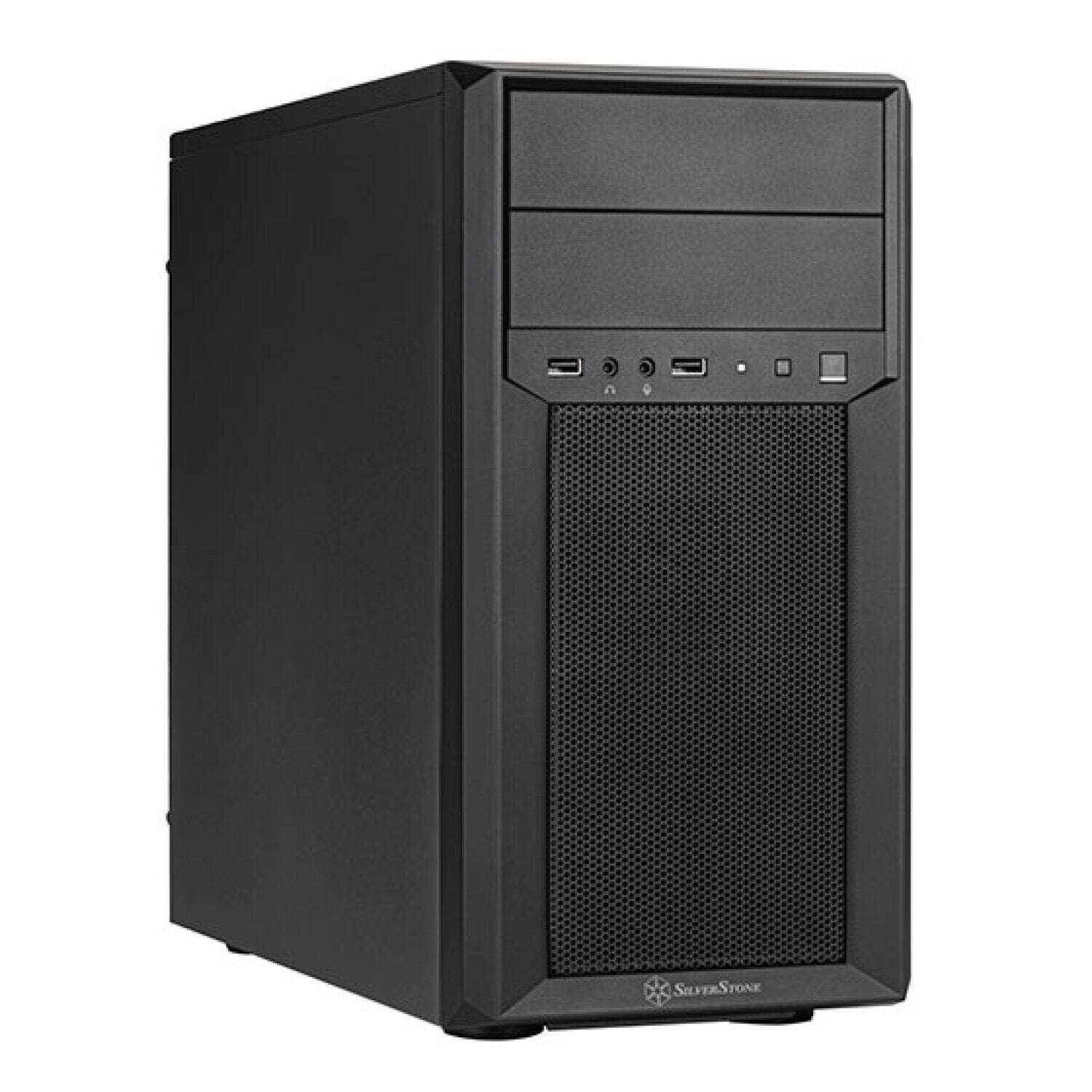 SilverStone FA313-B-C FARA Compact Micro-ATX Tower Chassis, Tremendous Storage