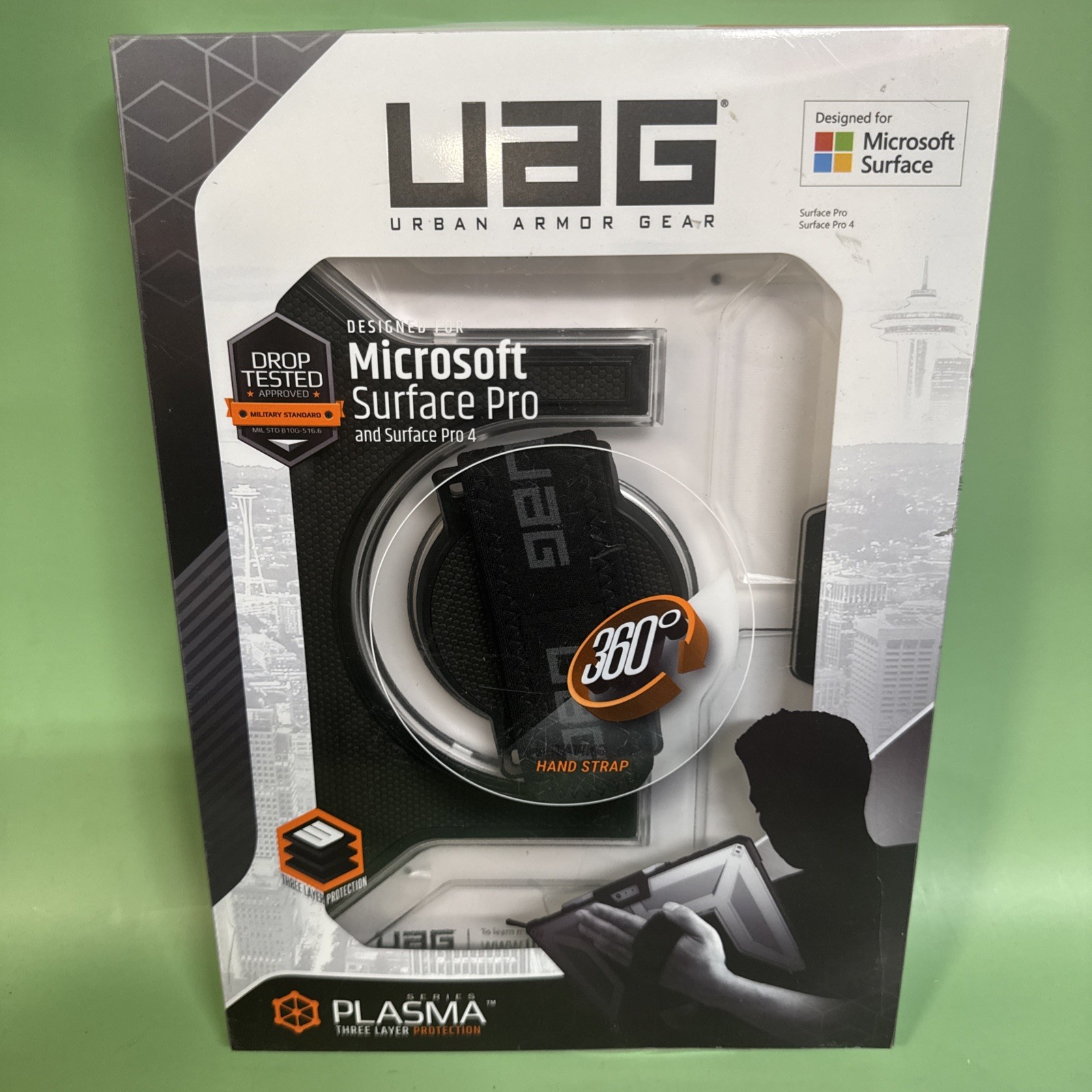 UAG Plasma Rugged Case for Microsoft Surface Pro 7+ 7 6 5 4 with Hand Strap