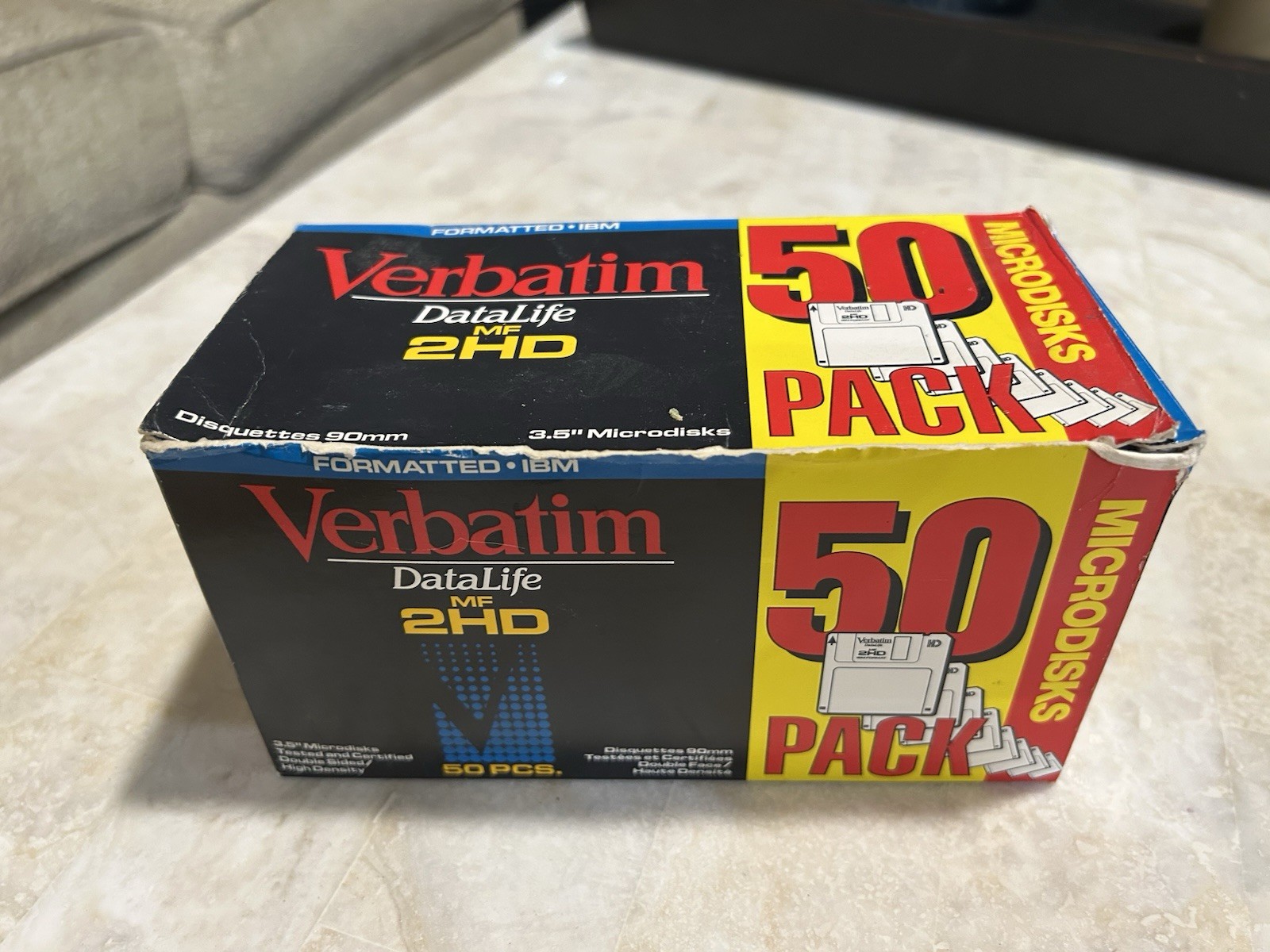 40 Verbatim DataLife MF 2HD 3.5 Microdisk Formatted Floppy Disks New Open Box