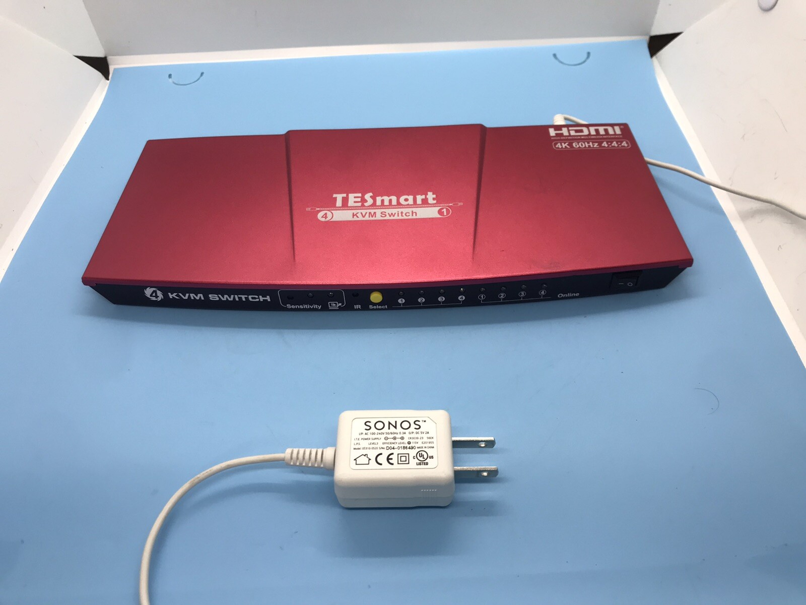 TESmart Dual Monitor DP+HDMI Switch 4K@60Hz RGB 4:4:4