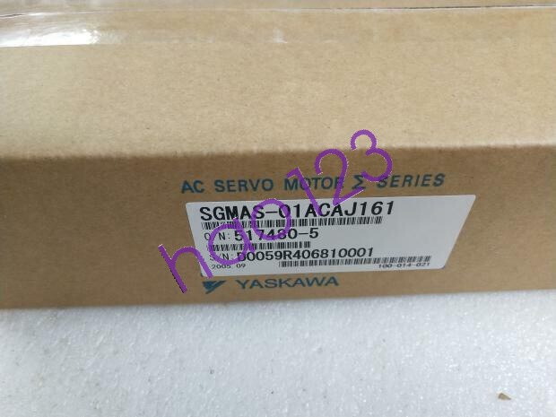 1PC  YASKAWA AC SERVO MOTOR SGMAS-01ACAJ161 NEW ORIGINAL FREE DHL/FedEx
