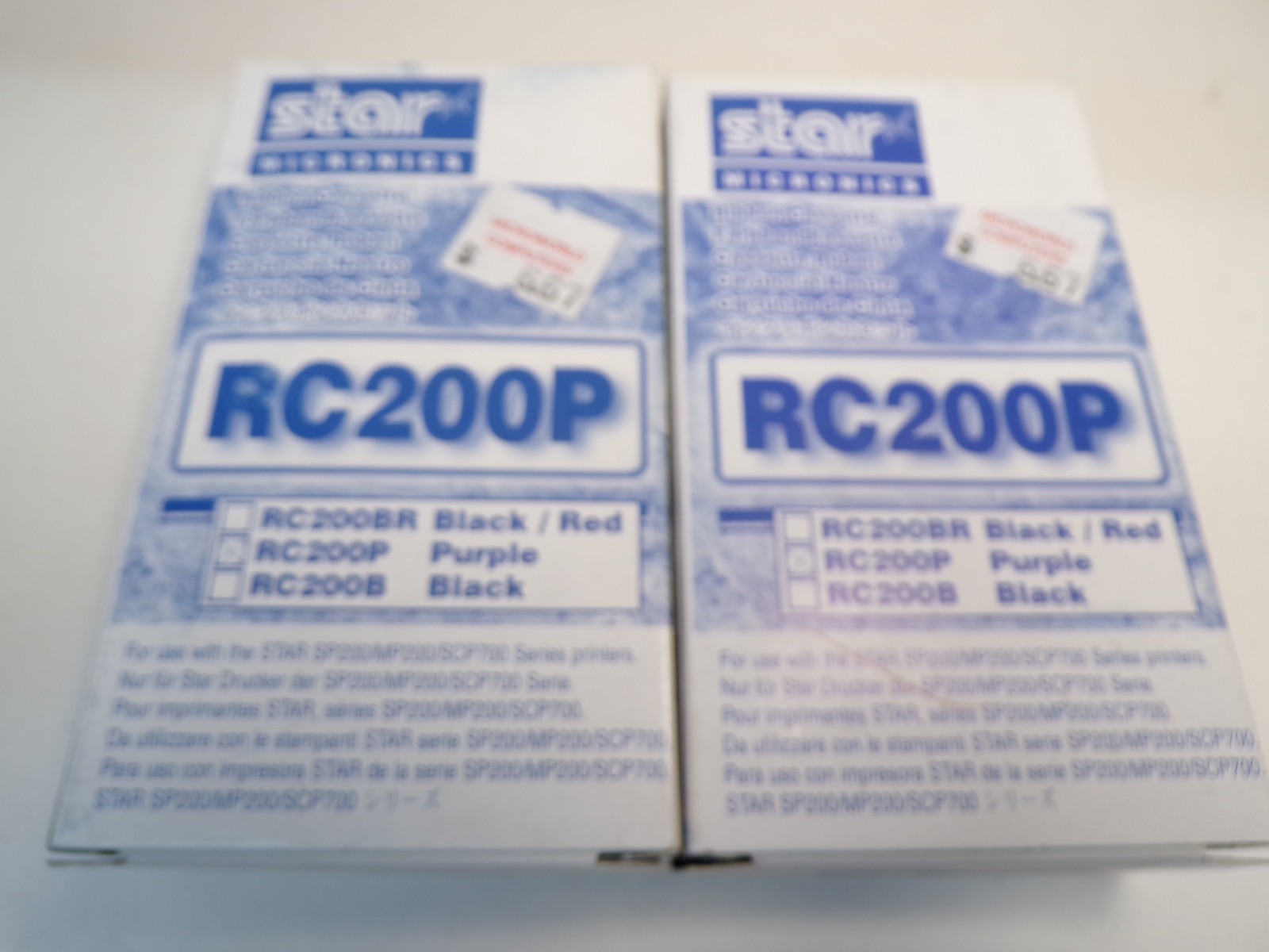 Star Micronics Ribbon RC200P - Purple  New Old Stock unopened untested