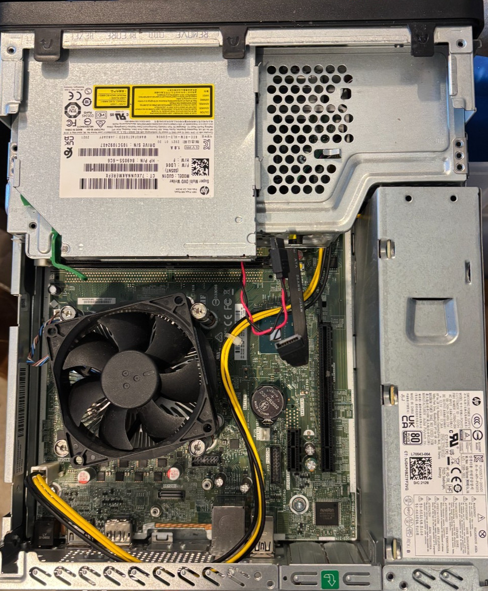 HP ProDesk 400 G7 SFF PC Chassis, Case, Bezel, Fan, Power Supply, & Board Only