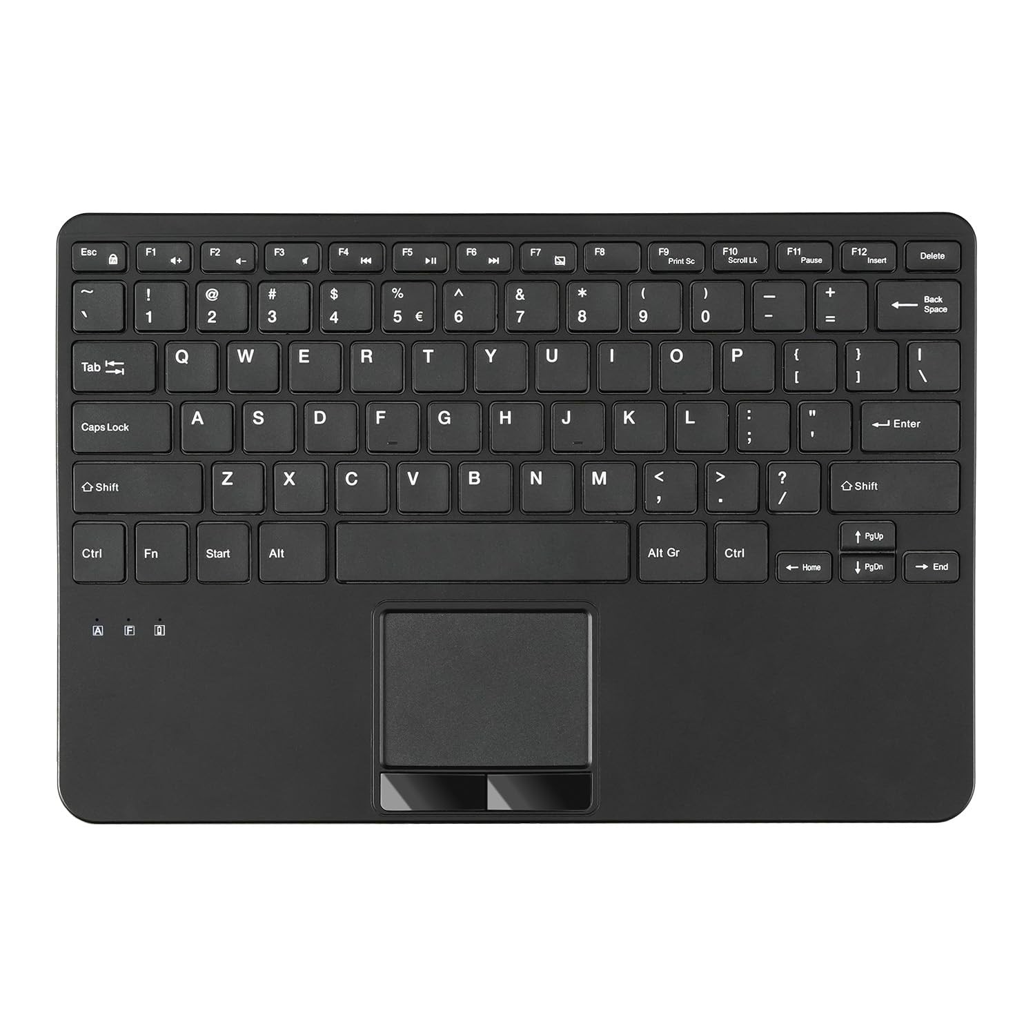 PERIBOARD-725 Wireless Keyboard with Touchpad - Multi-Device Connection with ...