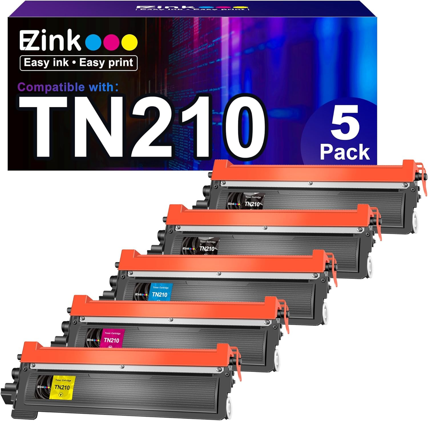 Compatible Toner Cartridge Replacement for Brother TN210 TN-210 to Use with HL-3