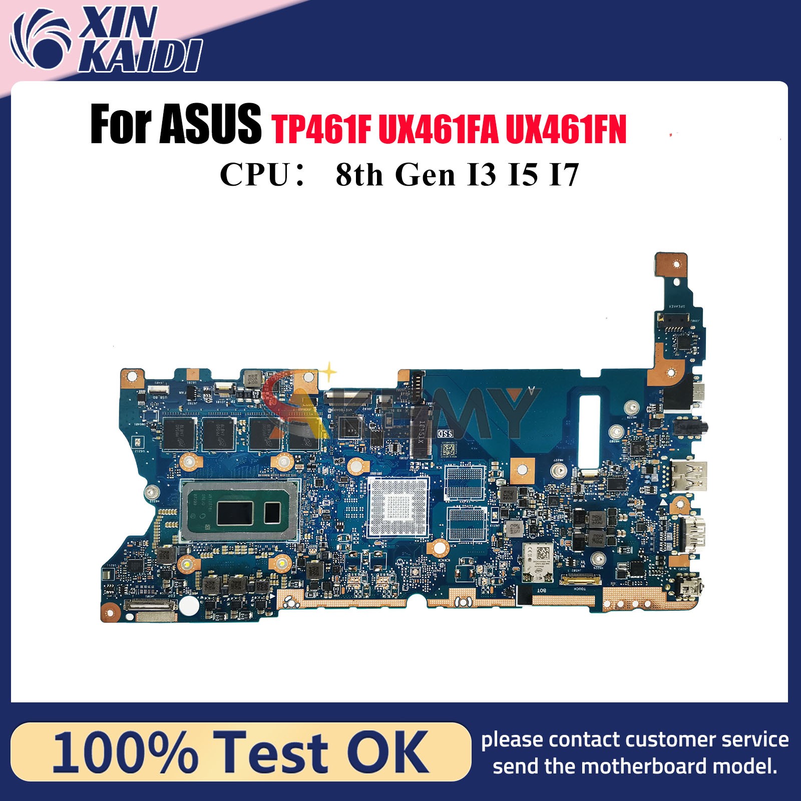 UX461FA Motherboard For ASUS TP461UA UX461FA UX46UN TP461UN Mainboard W/CPU