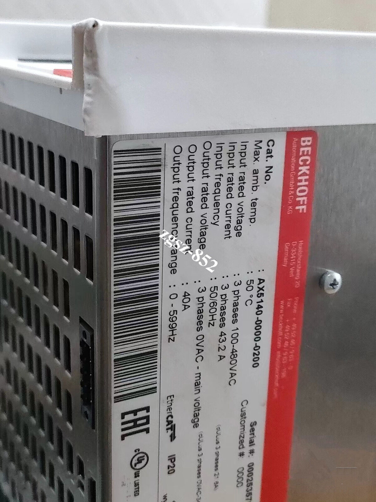 AX5140-0000-0200 Servo driver AX5140-0000-0200 Brand New Fast Shipping FedEx/DHL