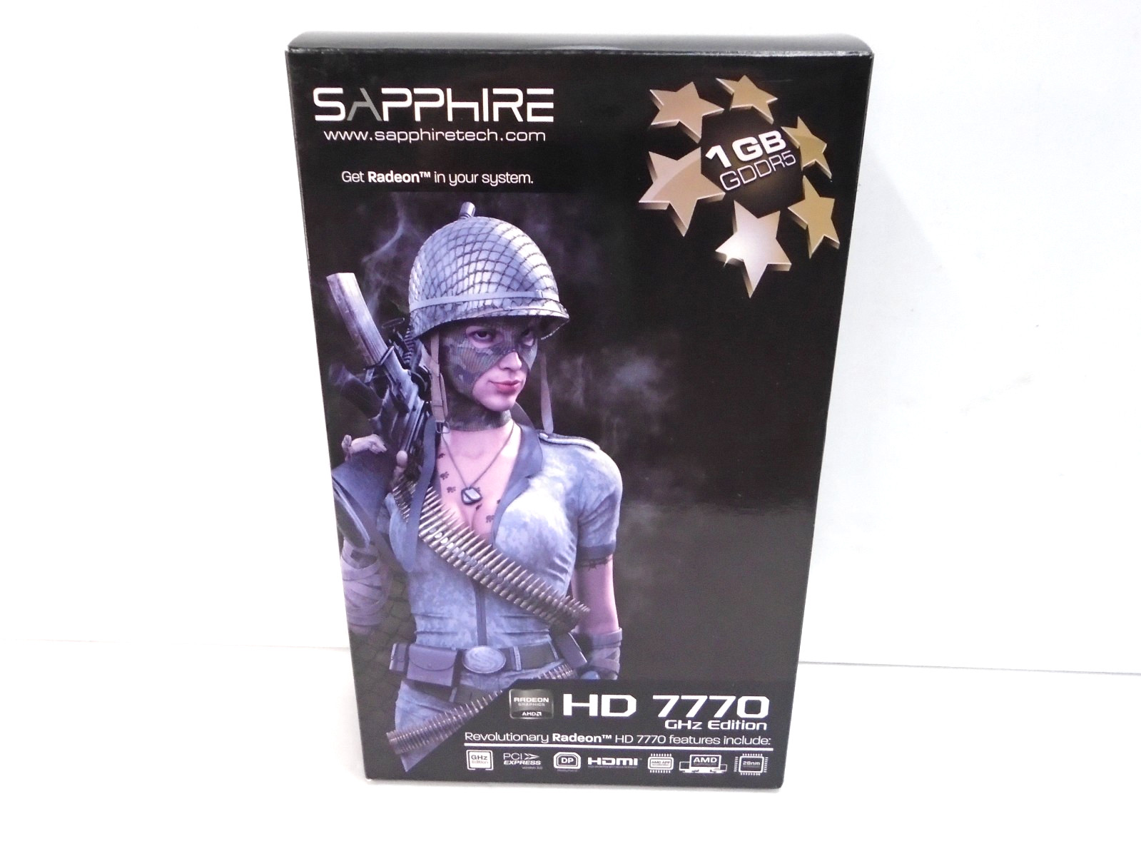Sapphire HD 7770 GHz Edition Gaming Graphics Card BOX ONLY w/ Org accessories