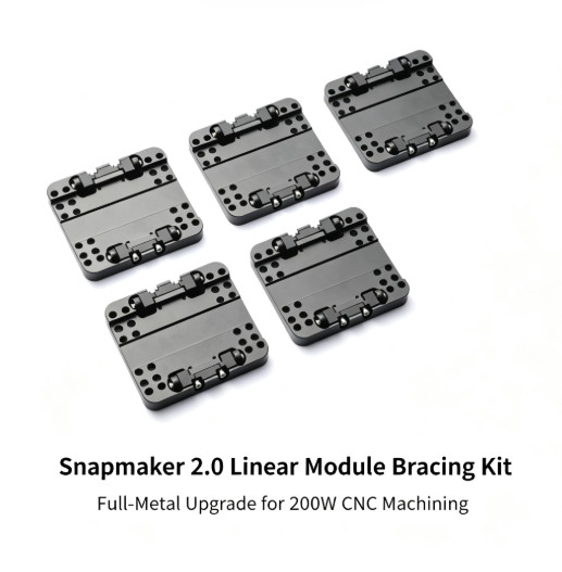 Snapmaker 2.0 Linear‑Module Bracing Kit Full‑Metal For 200W CNC Upgrade