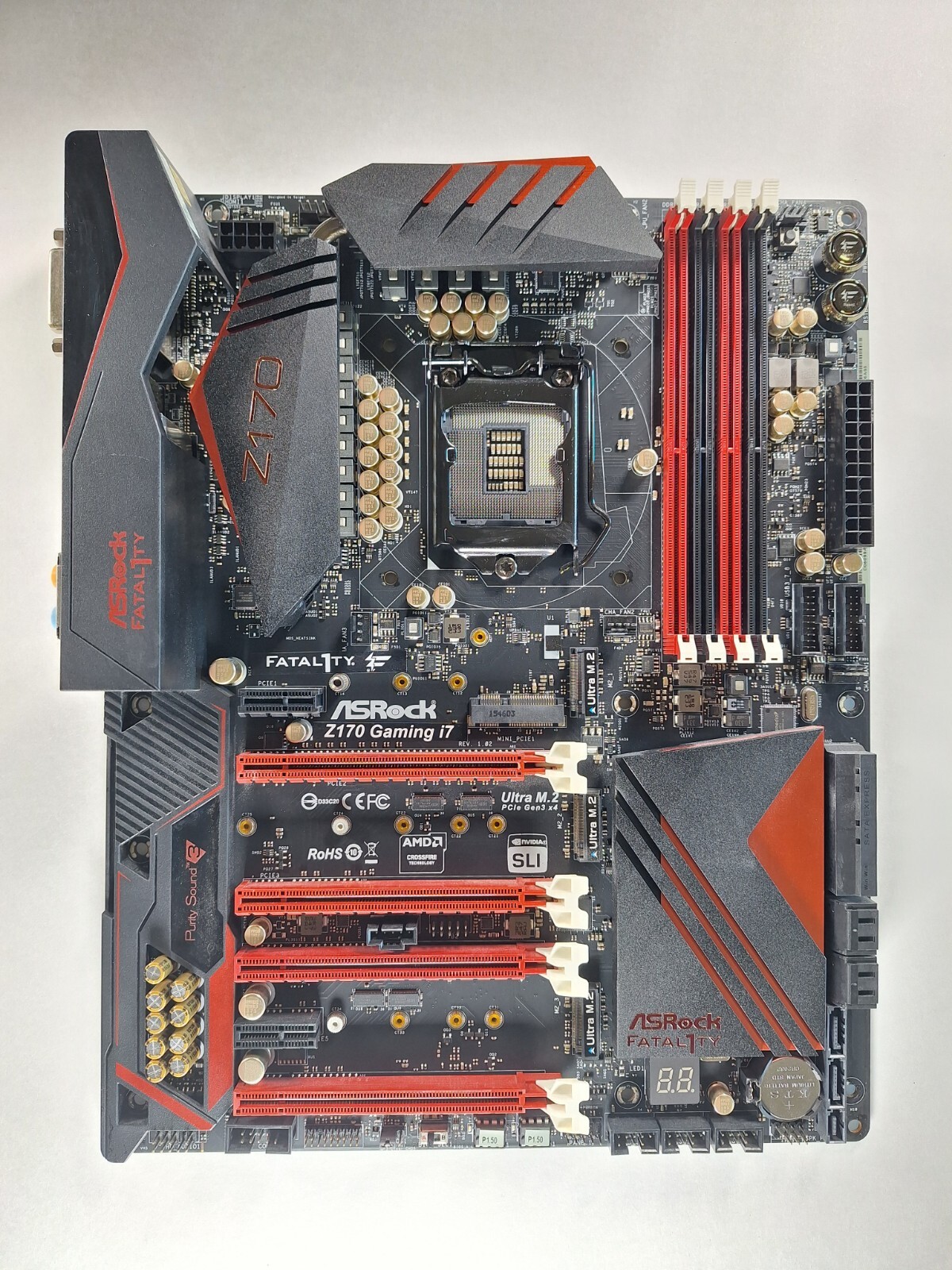 ASRock Fatal1ty Z170 Professional Gaming i7 LGA 1151 DDR4 ATX Intel Motherboard