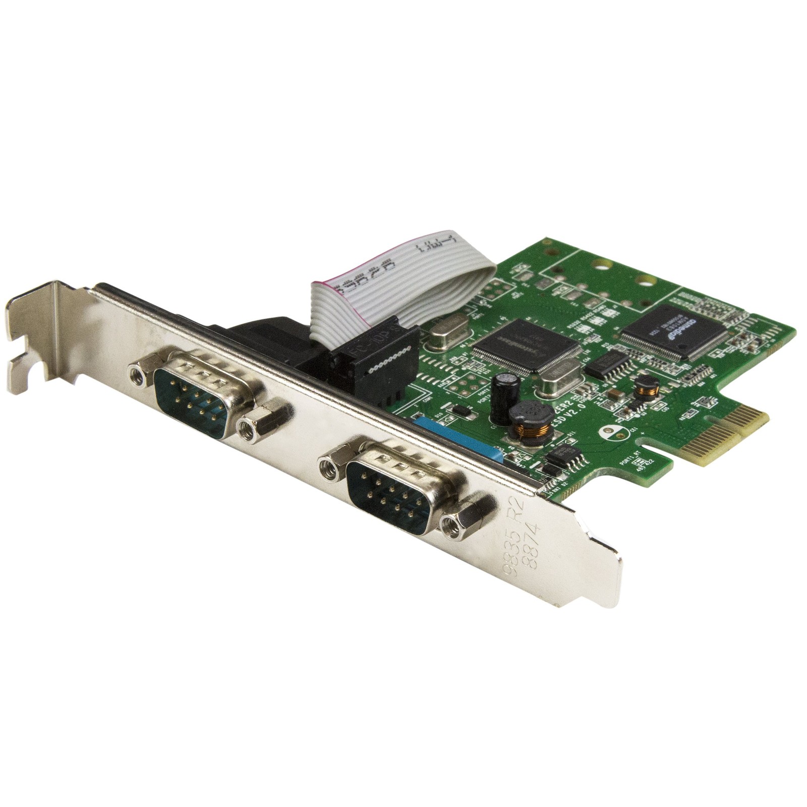 StarTech.com 2-Port PCI Express Serial Card with 16C1050 UART - RS232 Low Profil