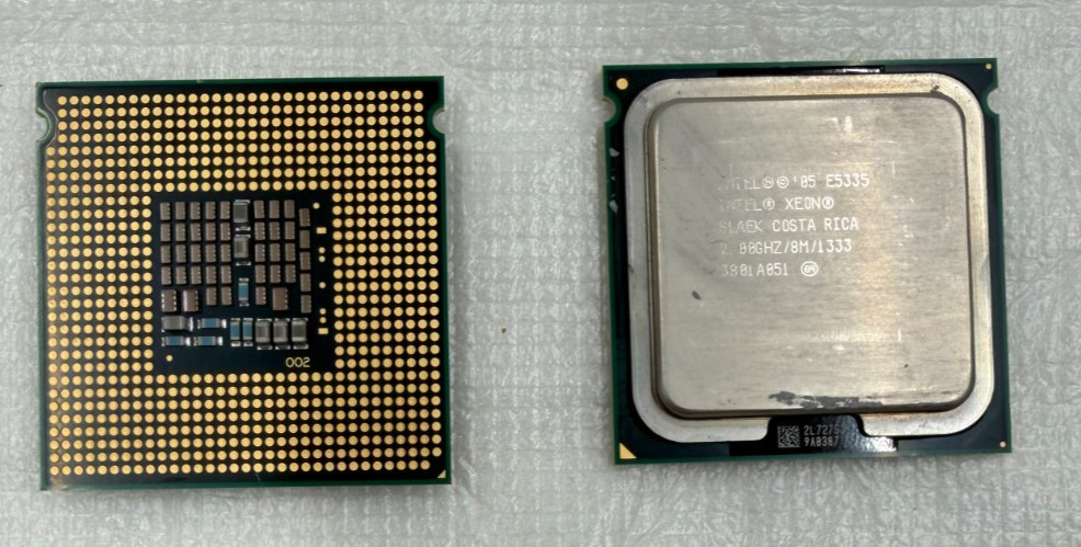 MATCHING PAIR Intel Xeon E5335 2.0 GHz Quad-Core 8M 1333MHz CPU