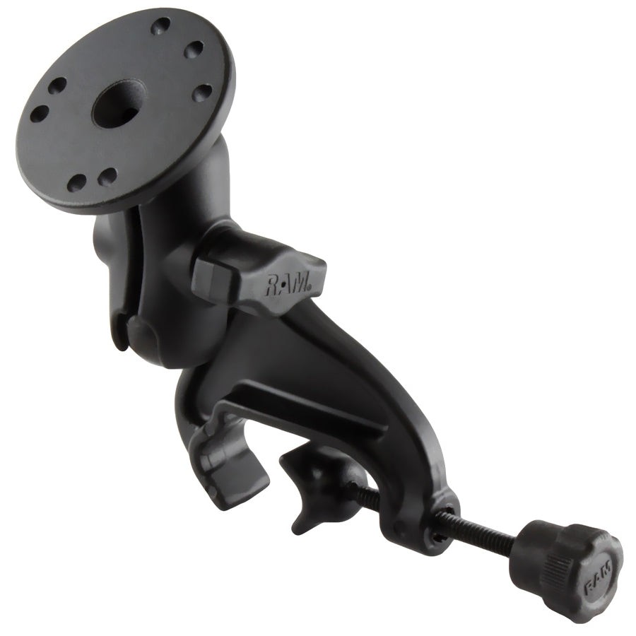 RAM-B-121-A-202  RAM Double Ball Yoke Clamp Mount with Round P...