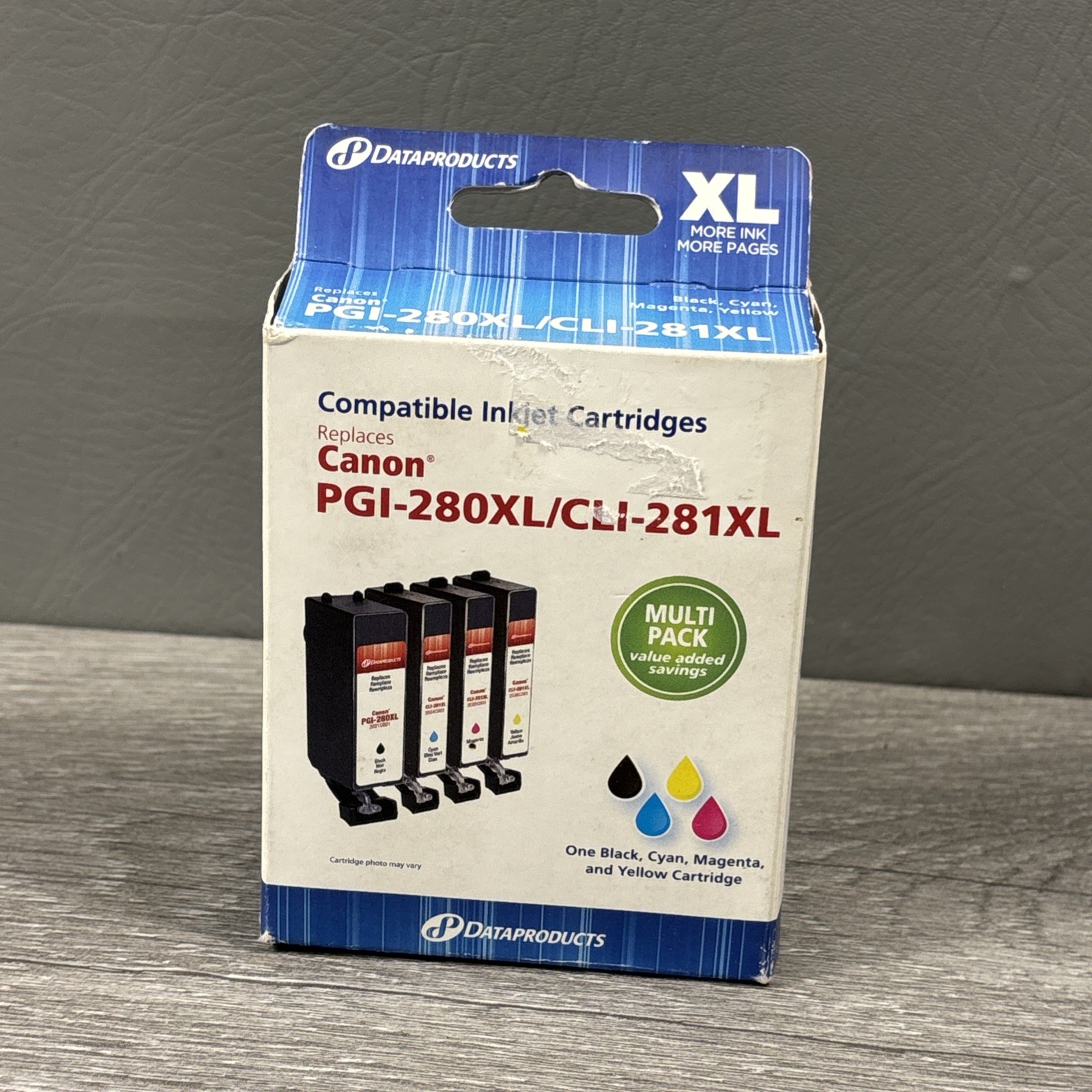 Dataproducts Canon PGI-280XL / CLI-281XL (4 Pack) Ink Cartidges #8558